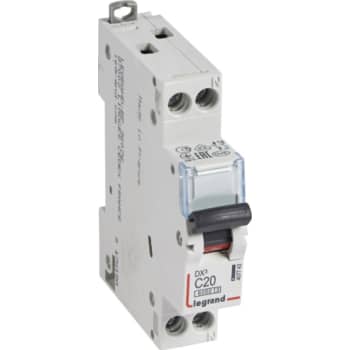 [3922205841] DX3 MCB automatsikring C20 1pol+nul 2M 10000/10KA