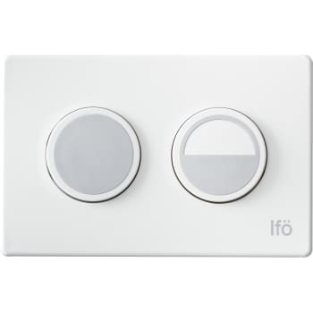[616907200] Ifö Sign trykknap dobbelt skyl hvid