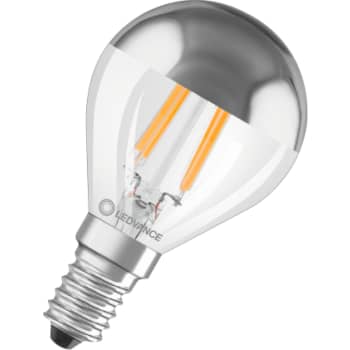 [5657055597] LEDVANCE LED krone topforspejlet filament 350lm 4W/827 (31W) E14