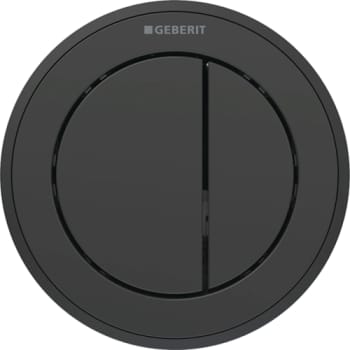 [617097271] GEBERIT Type 10 fjernbetjening 2skyl pneu/møbel plast sort/mat s