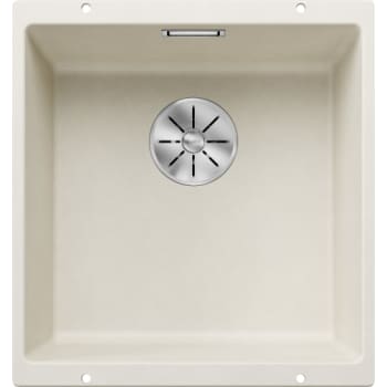 [930227554] BLANCO SUBLINE 400-U UXI køkkenvask  SILGRANIT® soft white