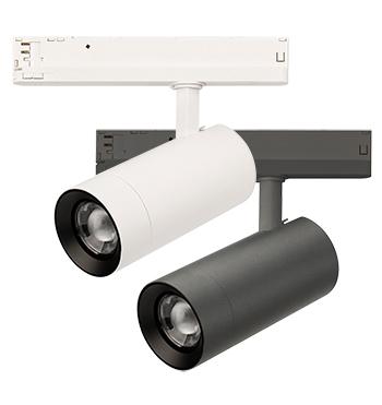 [672385] Skinnespot 3F 25W 3-6000K Ra90 1500Lm 15-50gr sort