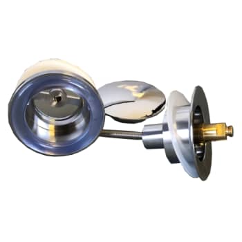 [747052706] Bundventil 1 1/4"universal med skrue, med og uden overløb, krom