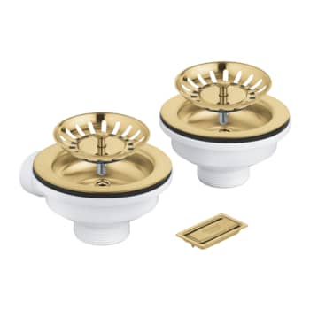 [686961558] GROHE bundventil 1 1/4 t/kv børstet cool sunrise