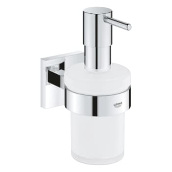 [774374304] GROHE START CUBE sæbedispenser m/holder glas/metal forkr