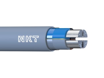 [3033420214] Installationskabel NOIK-AL-S/AXQ 90° 4X240 0,6/1kV Dca Lysegrå AFM