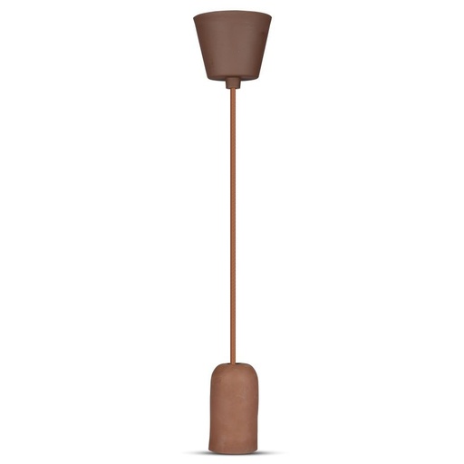 [24780-0] E27 beton pendellampe - brun med moderne design og elegant udseende til din indretning.