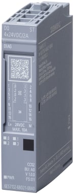 [7889253741] SIMATIC ET 200SP digitalt udgangsmodul DQ 4x24 V DC/2 A standard source output(PNPsourcing output) p