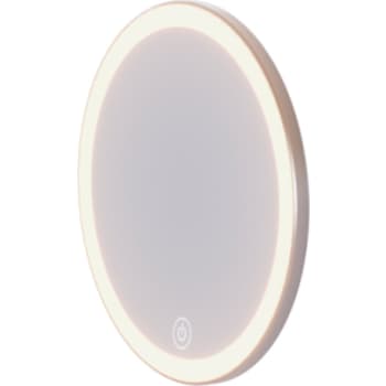 [930229368] Dansani Handy makeupspejl 5 x forstørrelse, lysstyring, Ø180mm