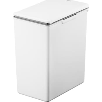 [881891241] EKO affaldsspand Morandi Touch, hvid plast, med touch låg, 20 l
