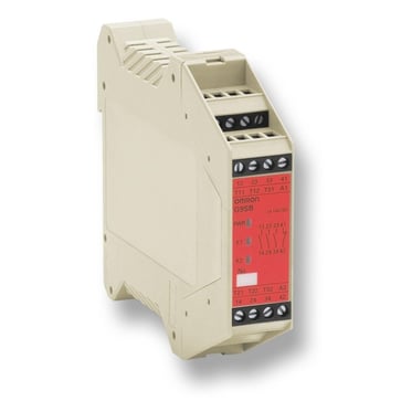 [7824707401] Sikkerhedsrelæ enhed 3PST-NO (kategori 4) SPST-NCAux. 5A 2-kanals inputAuto-reset G9SB-3012-AAC/DC24