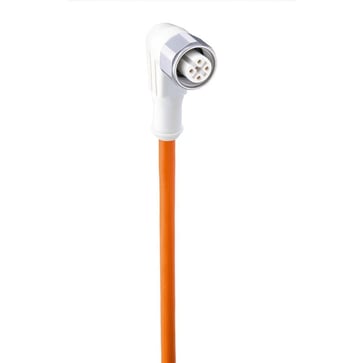 [7865379160] Kabel stik M12 polypropylen single ended ledningssæt hun vinklet 4 pole 2 m Y92E-S12PP4A 2M