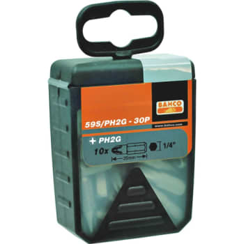 [853056645] Bahco bits PH2G, 1/4" x 25mm, 30 stk.