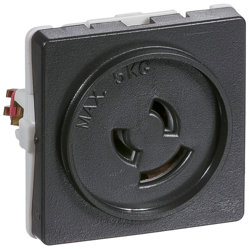 [1020007341] Fuga Lampestikkontakt med jord 50x50 koksgrå