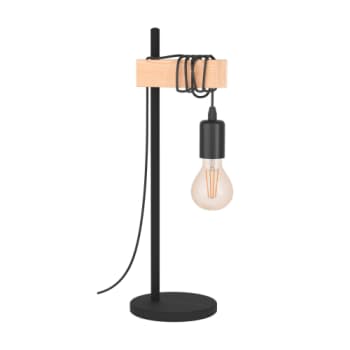 [4244801278] Townshend 1 Bordlampe, sort/eg