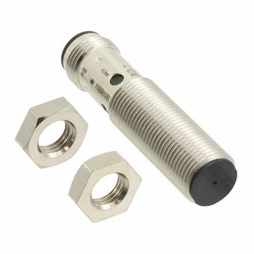 [7824816156] Induktiv aftaster LITE nikkel-messing kort krop M12 skærmet 4 mm DC 3 ledninger PNP-NO M12 plug-in E