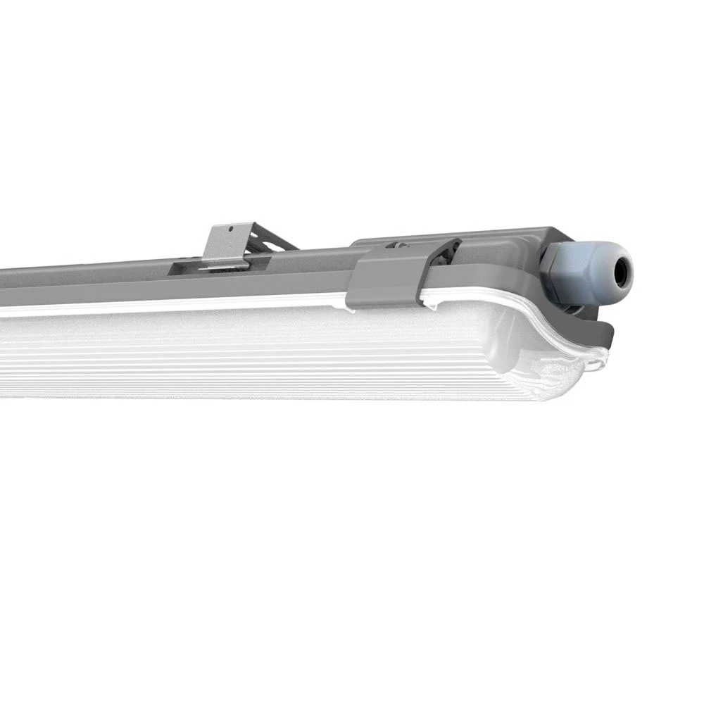 [25159-17168] Vandtæt LED Lampe - 18W, 120cm, 6400K, IP65, RA80, 1700lm, Energibesparende