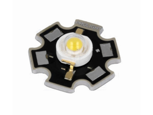 [H66724] HIGH power LED - 3W, 700mA, Varm HVID, 130° (250 lm)