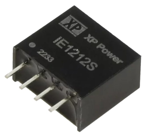 [H65036] DC/DC konverter - 12 ind 12V ud, 84mA, 1W (SIP)