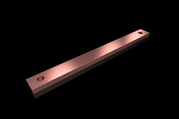 [7812389064] PE/PEN samleskinne kobber 30x10x300 mm
