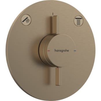 [727330402] HANSGROHE DuoTurn Brusearmatur ø155mm indb 2udtag metal/kunststo