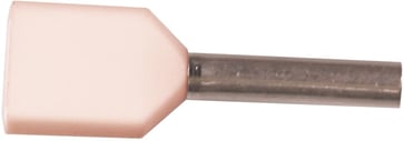 [2921105079] Isoleret TWIN-terminalrør A0,5-8ETT2 2x0,5mm2 L8 Hvid
