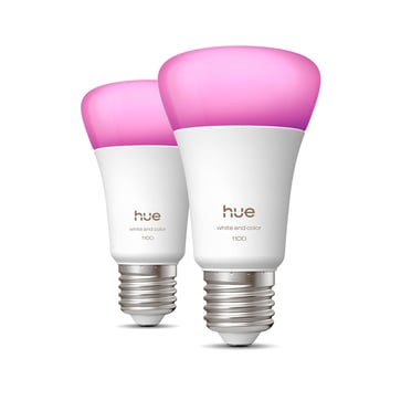 [7857051593] Philips Hue White and color ambiance E27 8.1W 1100 lumen 2-pak