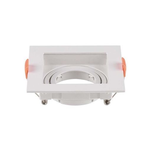[25485-0] V-Tac Pro GU10 Firkantet Hvid Lampe med 3 års garanti