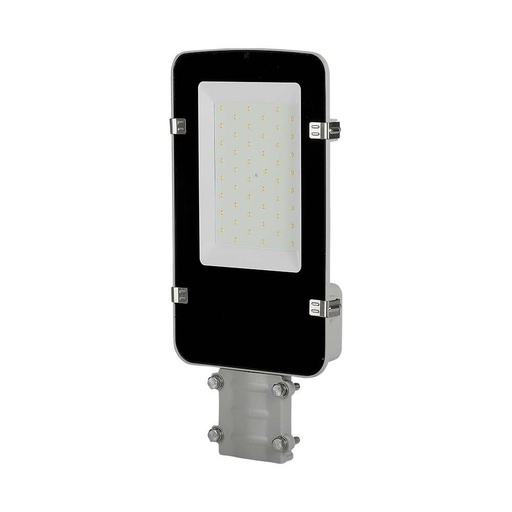 [26132-17888] 50W LED Gadelygte med Samsung chip, 4000K, Grå hus - 5750lm, RA80, IP65 - 5 års garanti