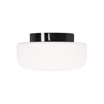 [8742442164] Loft- og væglampe Solenne 320/170 E27 sort, mat opalglas