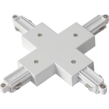 [4245910278] X-stykke 1F til påbygningsskinne, mat-hvid