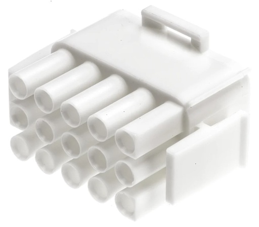 [H62231] Universal MATE-N-LOK stikhus - 3x5pol han/hun (6,35mm)