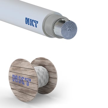 [3033002111] Installationskabel NOIK-AL 90° 1x240 Lysegrå AFM, Kampagnepakke 3033002111