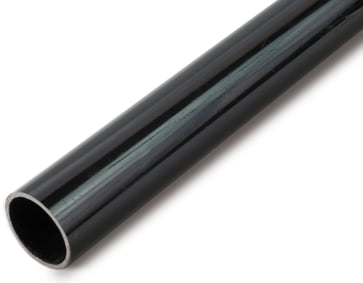[7830102249] 25MM (1") STÅLRØR SORT LAKERET L=3M