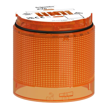 [7548202606] Lysmodul for Harmony XV6 lystårn i Ø60 mm i orange farve med LED der lyser konstant