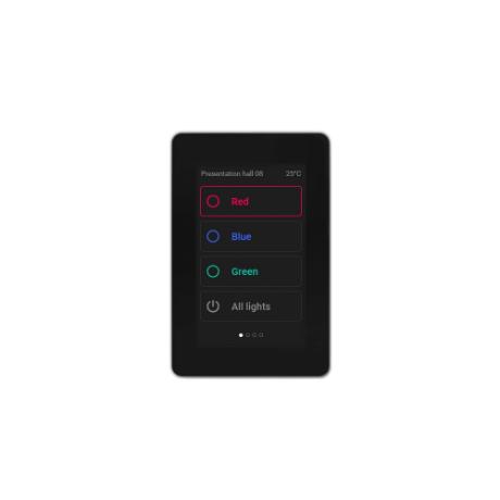 [803528] ZC DALI2/DALI+ Smart 4" Touchskærm 2ma 230V sort