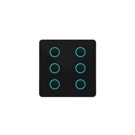 [803544] ZC DALI2/DALI+ tryk 2mA 230V 6 scener+RGB sort