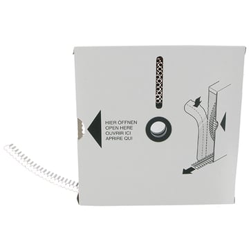 [7821301732] Isoleret båndterminalrør A00552K 0,5mm2 L8 Hvid