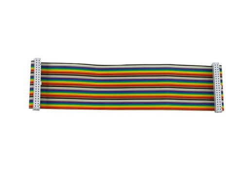 [H34482] GPIO 40-pin fladkabel - Til Raspberry Pi 4/3/2 B (20cm)