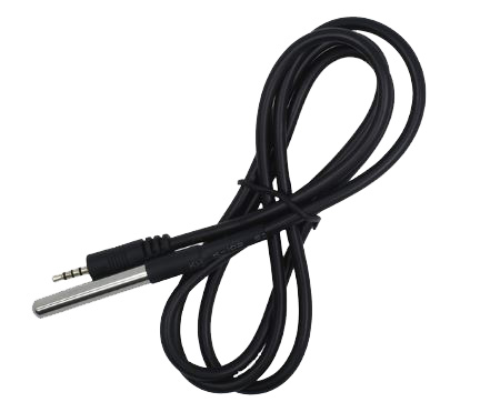 [H46618] DS18B20 JACK - Vandtæt temperatursensor til TH16 (1m)