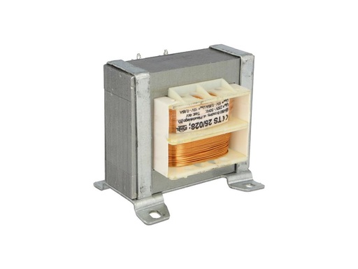 [H35803] Chassis transformator > 2x15V 2x0,85 25VA, loddefl.
