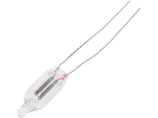 [H60796] Neonlampe - 90Vdc / 65Vac, Ø6 x18mm (orange)