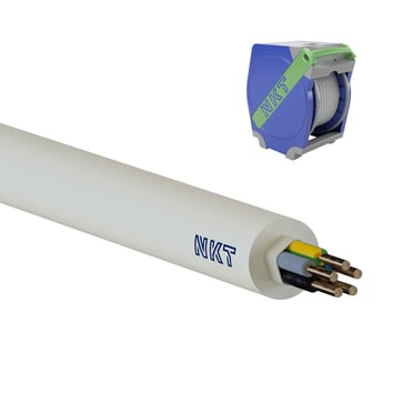 [3033800164] Installationskabel NOIKLX 90° 5G2,5 Dca Lysegrå Qaddy 400 M, Kampagnepakke 3033800164
