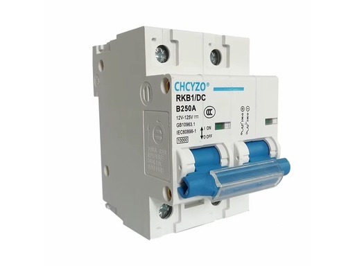 [H43544] DC MCB (batteri/solcelle) sikkerhedsafbryder - 2P 100A