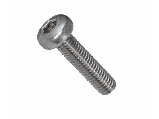 [H61463] TORX maskinskrue, knaphoved - M2,5x5mm, TX8 kærv (50 stk.)