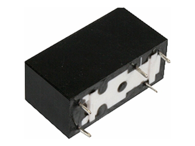 [H53637] Vertikalt relæ - 12VDC 12A, 1 x skifte (SPDT), 5-ben 3,5mm