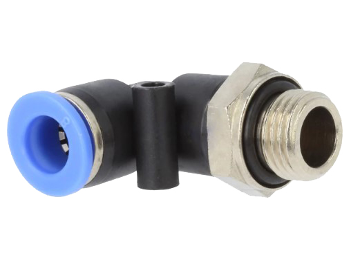 [H62598] Pneumatik Fitting - Vinkel forskruning, 8mm