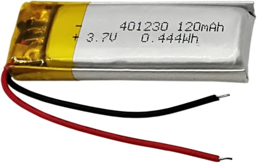 [H35517] LiPOL batteri - 3,7V 120mAh (401230)