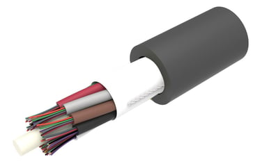 [7835308857] Fiberkabel Loose tube Microsheat 96 X Singlemode G651D/G657A1 TERASPEED inden-/udendørs B2ca Sort