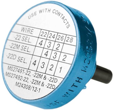 [7828493847] Locator D-Sub turned standard contacts